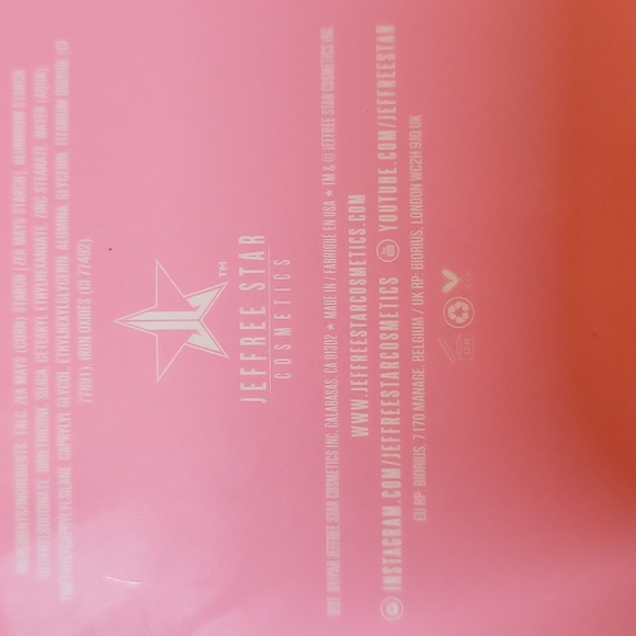 🩷 3/$15 Jeffree Star Cosmetics Eyeshadow: Glamour Shot (Pale Champagne) NIB - Picture 3 of 3